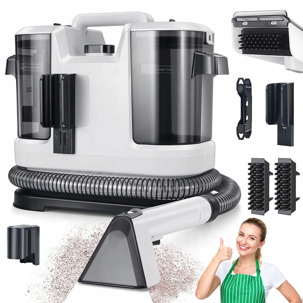 Mokrý A Suchý Čistič Vysavač Prací 450 W Na Skvrny Na Kobercích Pohovek