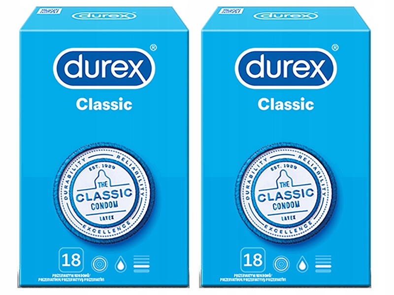 

Durex Classic Prezerwatywy Zestaw 36 szt klasyczne