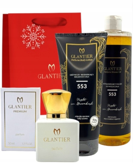 Glantier Sada Xmas pro ni 553: Parfém Prémiový balzámový olej taška