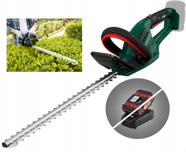 Akumulatorowe Nożyce Do Żywopłotu Parkside X20V długość cięcia: ok. 50 cm
