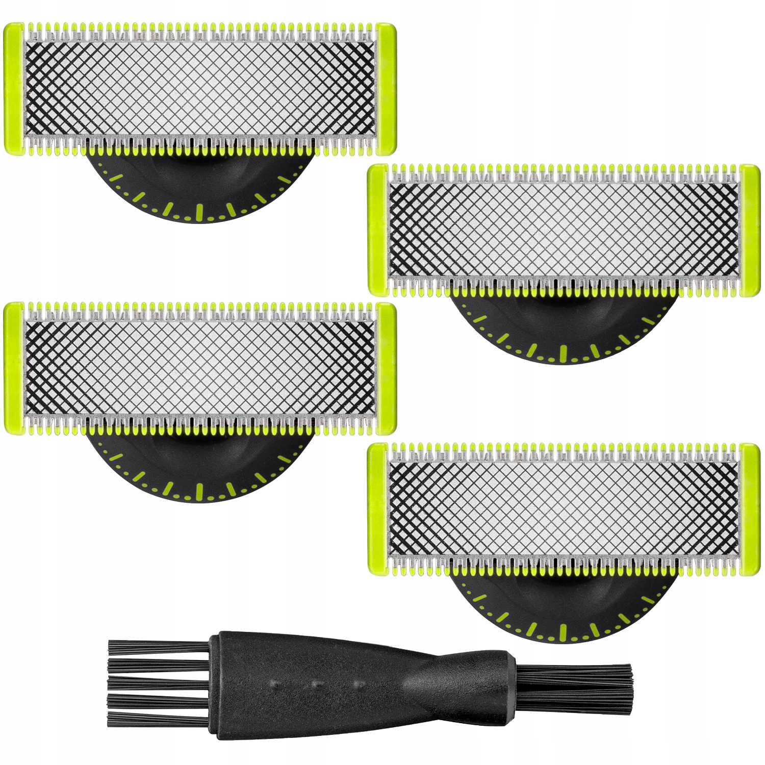 4 x Ostří Philips Oneblade 360 Čepele Pro Strojek Holicí Strojek Originál Štětec