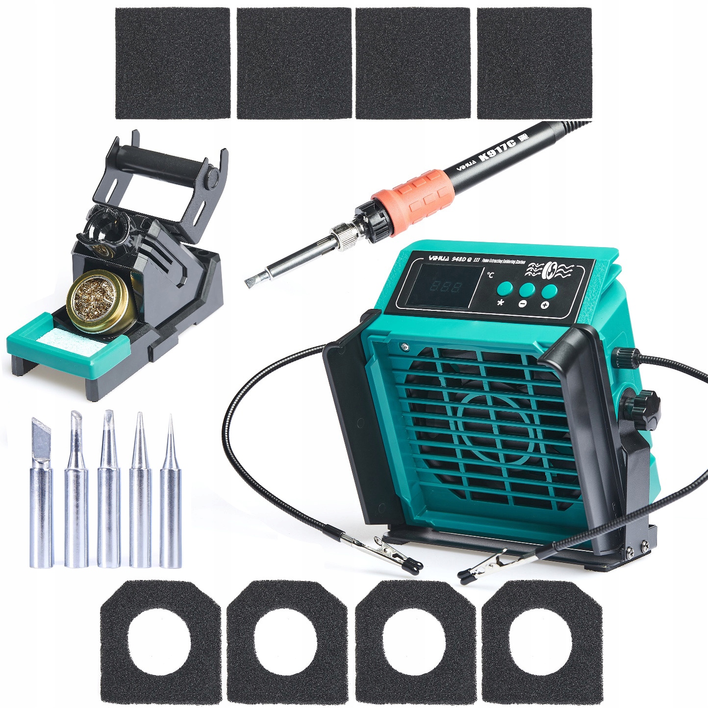 Baňková Páječka 110W Absorbér Držák 948D Q III Hroty 902 M Sada