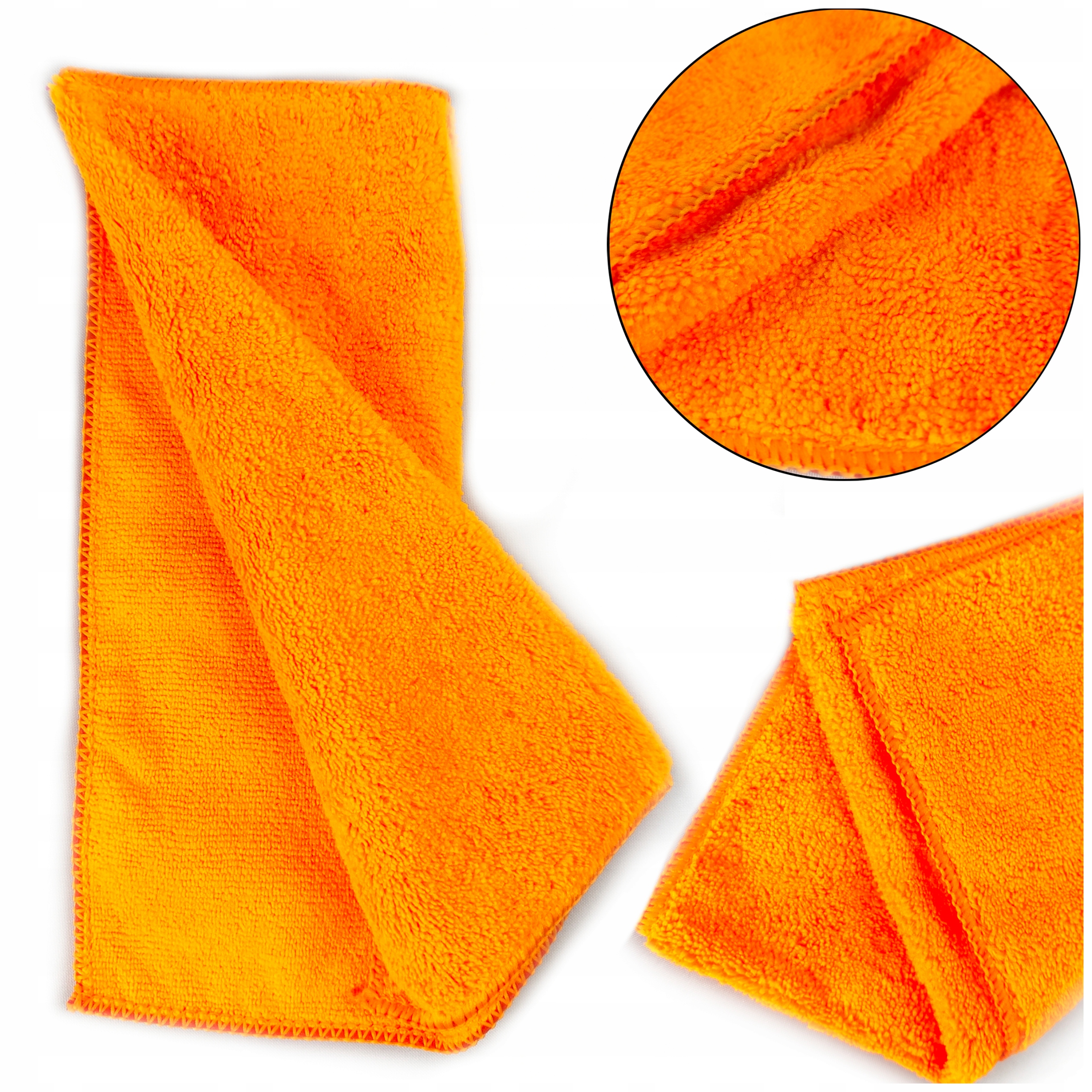 Ścierka z mikrofibry do polerowania samochodu Uniwersalna 30x40cm 350gsm