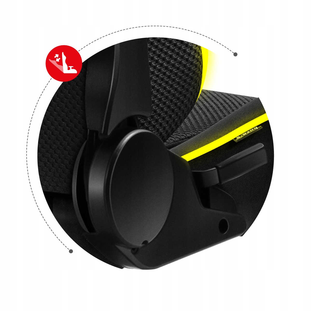 FOTEL GAMINGOWY GRACZA HUZARO RGB LED PILOT Marka Huzaro