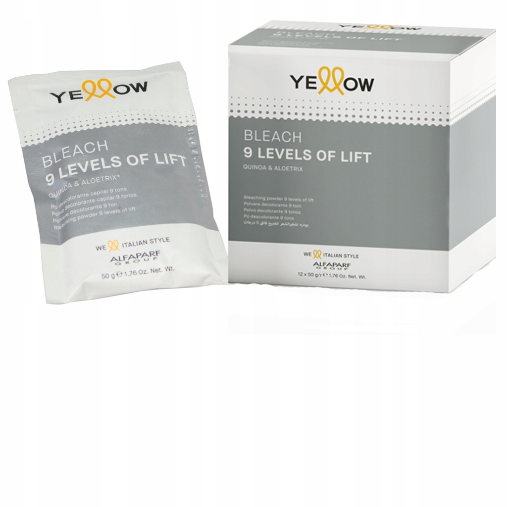 

Yellow Alfaparf Rozjaśniacz 9 Levels 9 ton 50g