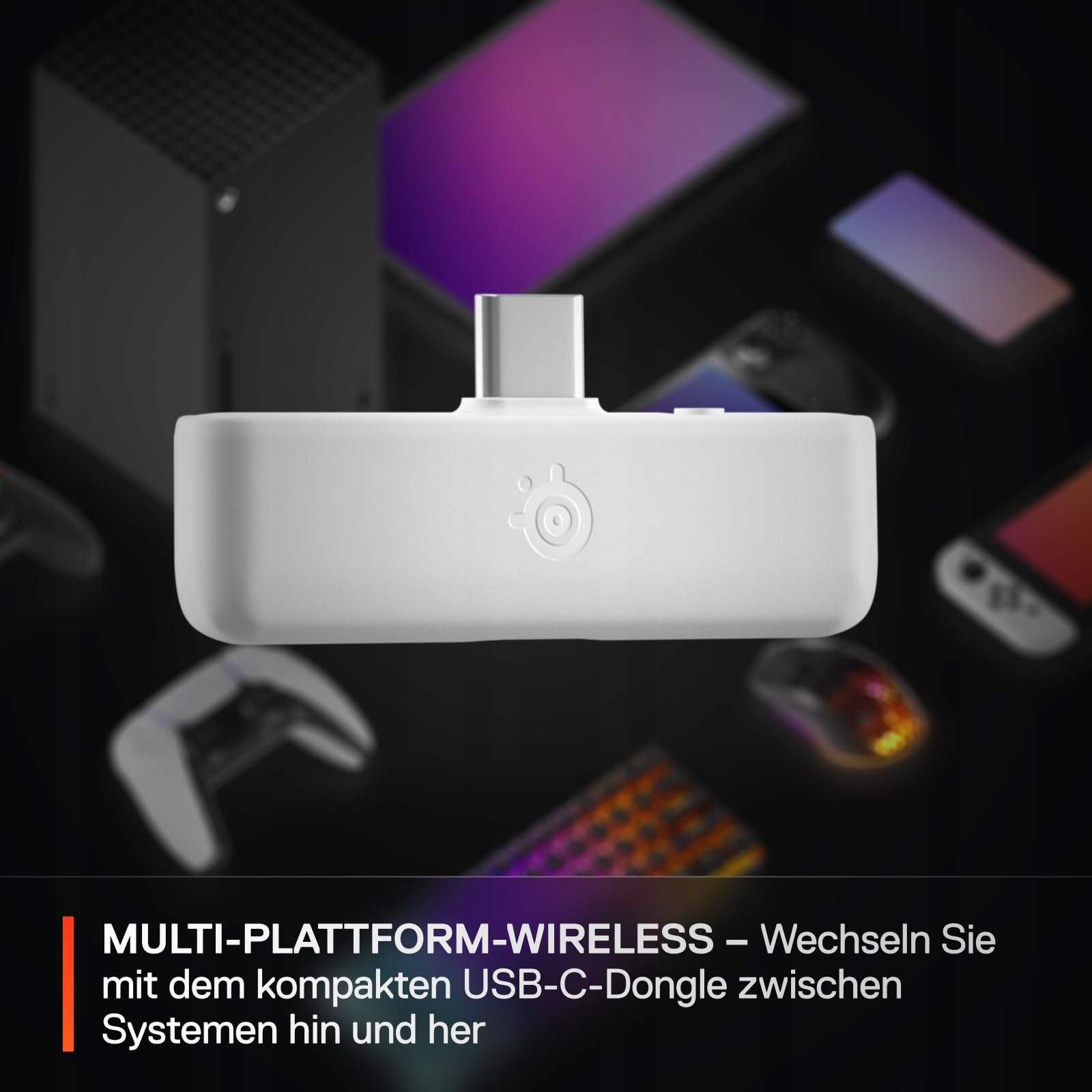 STEELSERIES Arctis Nova 5X Bezprzewodowe Słuchawki Gamingowe Białe — miniatura 7
