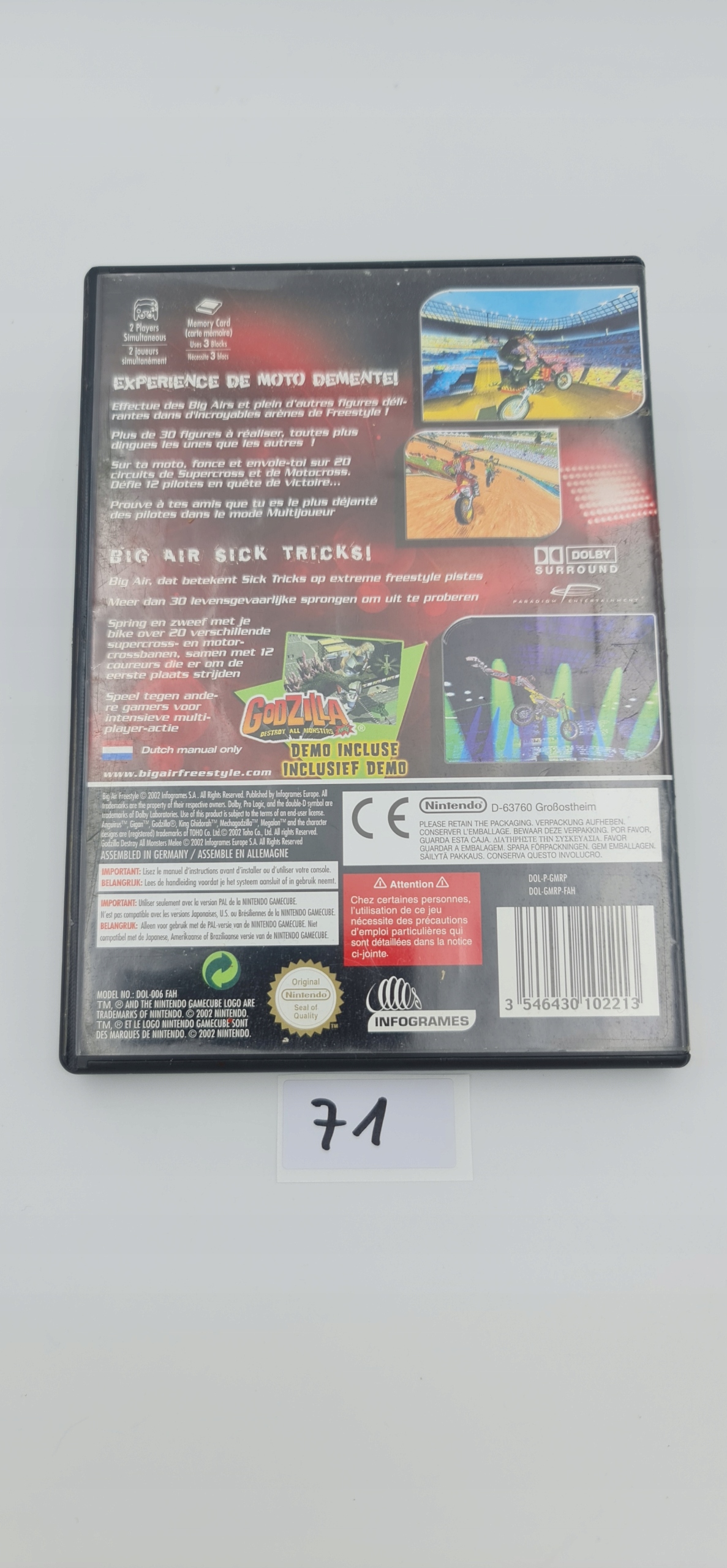 NINTENDO GAMECUBE BIG AIR FREESTYLE Producent Nintendo