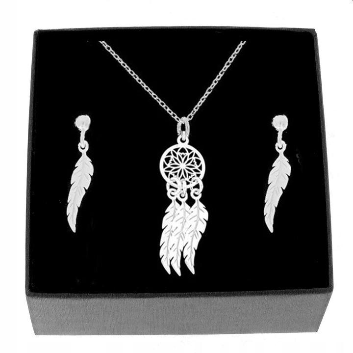 

Łapacz Snów Komplet 2W1 Srebro 925 Pudełko