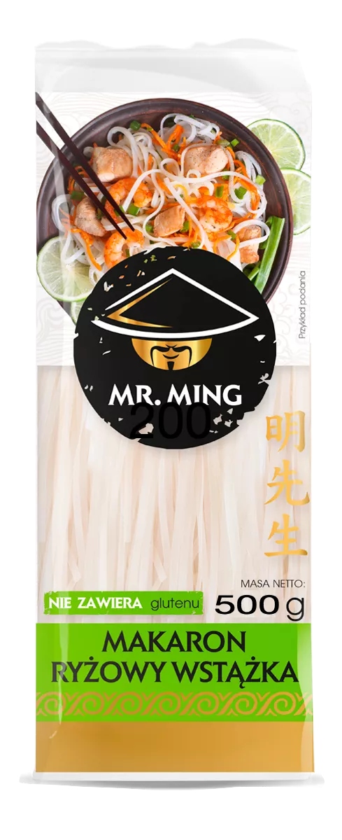

Makaron ryżowy wstążka 500g Mr. Ming