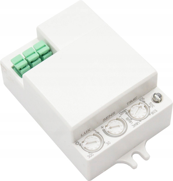 

Mikrofalowy Czujnik Ruchu 180/360st 1200W Mini