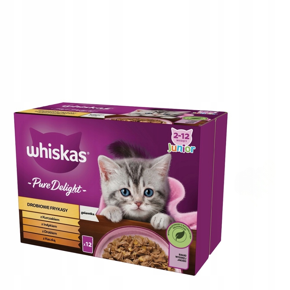 Levně Whiskas Junior vlhké krmivo pro koťata 48x85 g