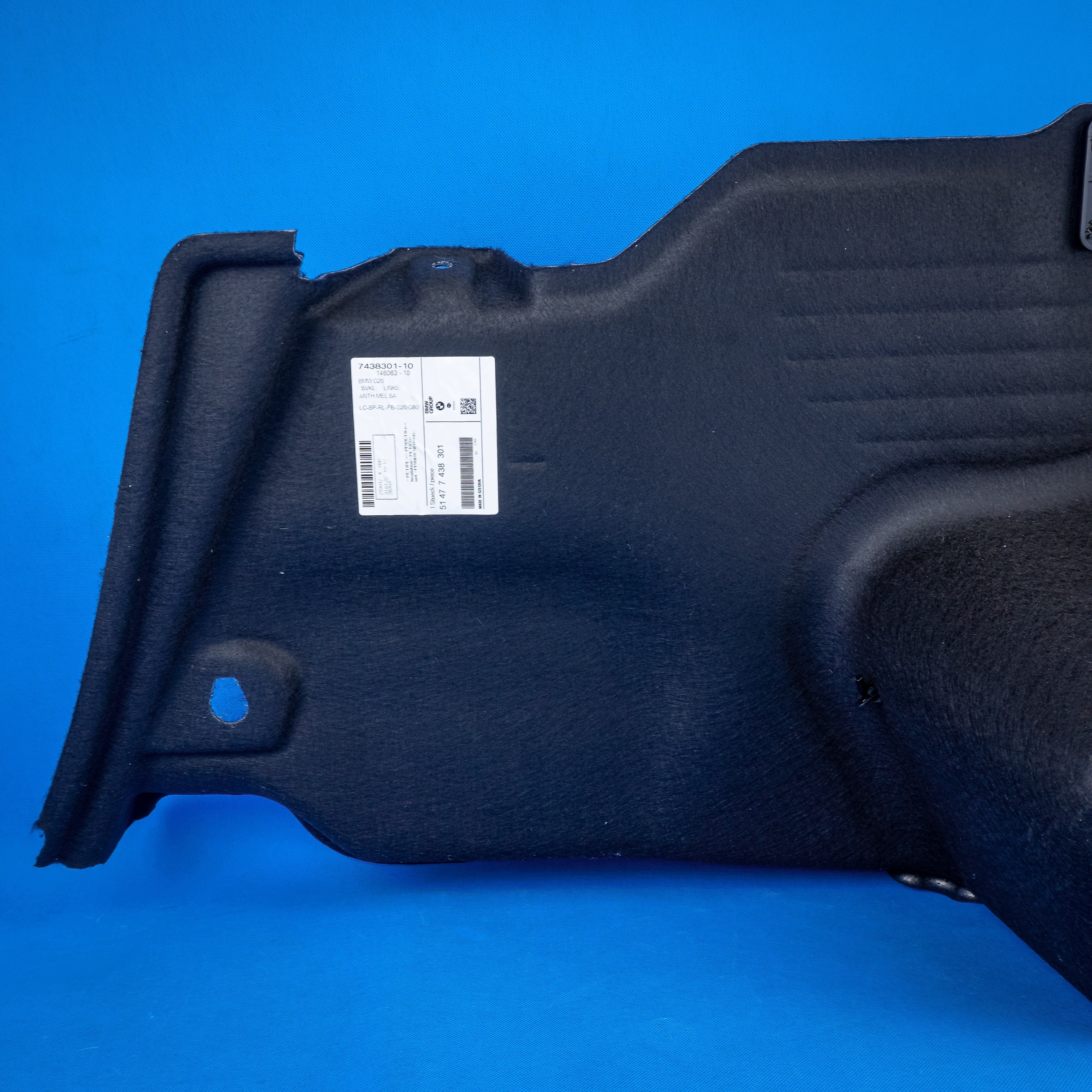 boot upholstery left BMW 3 G20 51477438301 7438301 21km