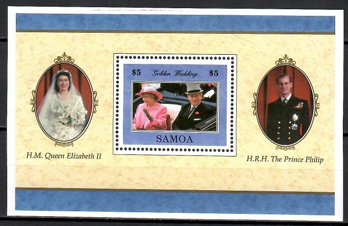 Samoa 1997 Mi bl 61 Czyste **