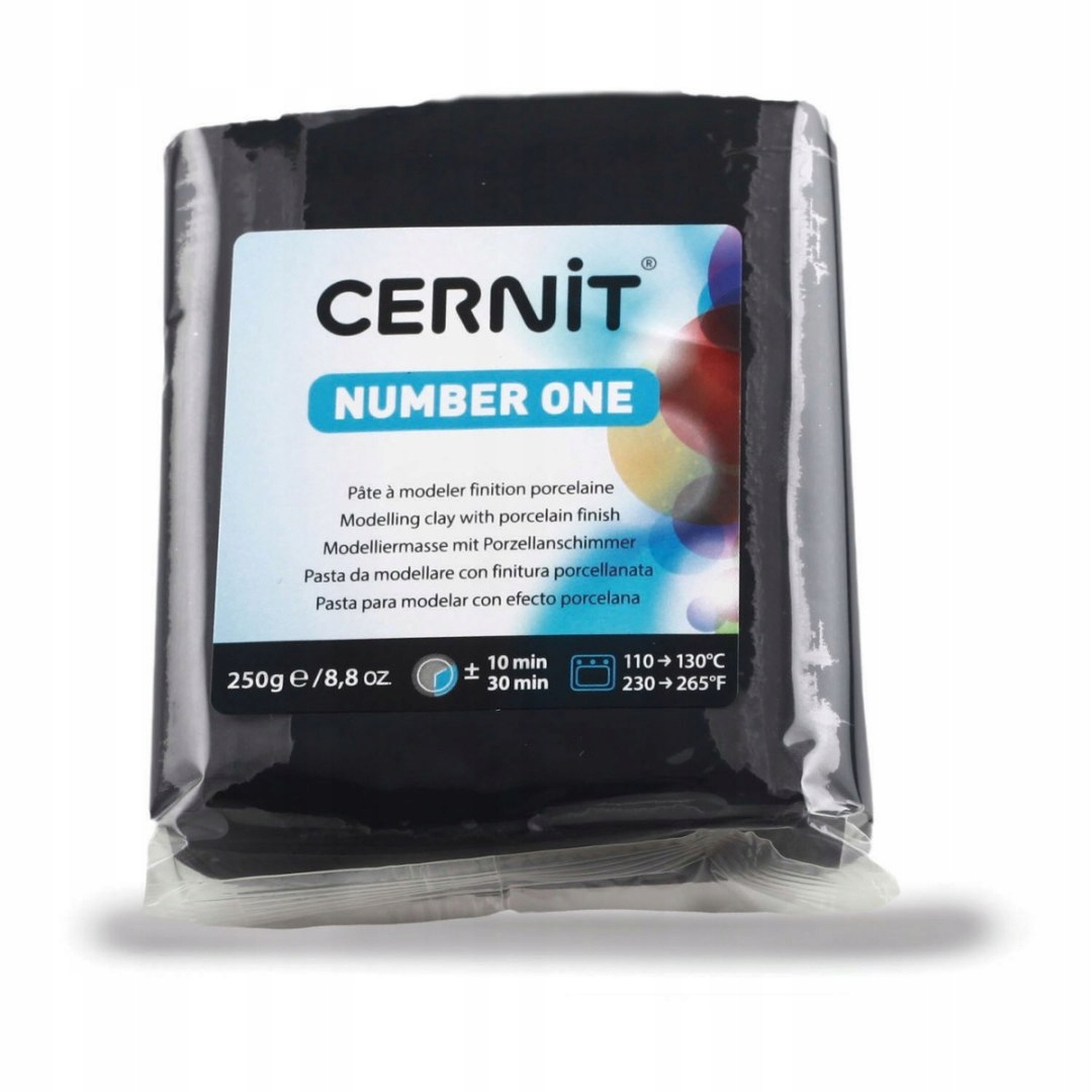 Modelina Cernit Czarna 250 g