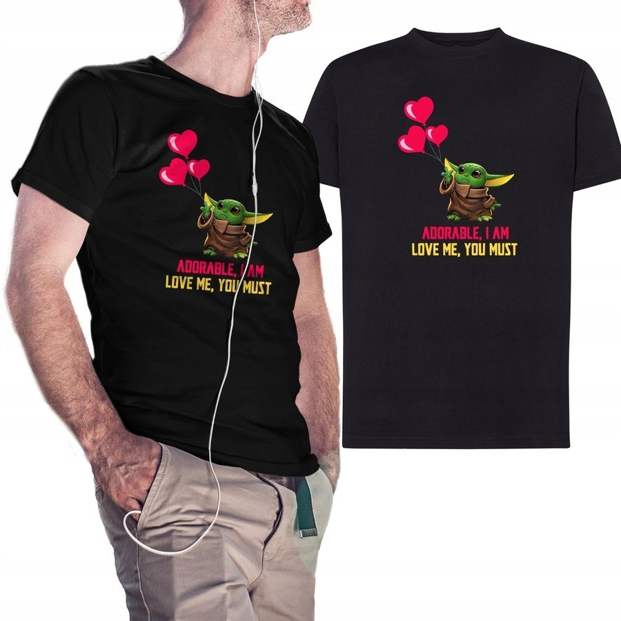 

Koszulka męska Mandalorian Love Me You Must L