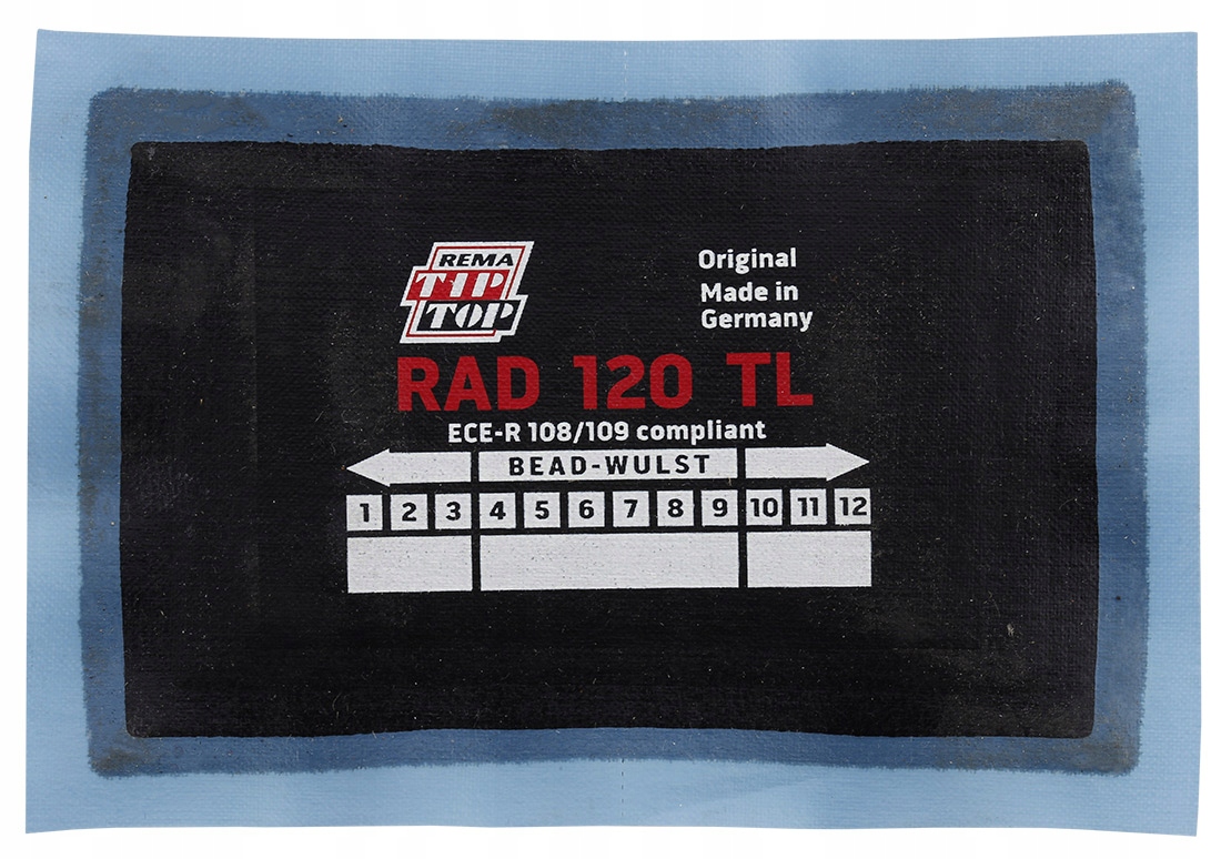 Łatka do ogumienia 120tl Rema Tip Top wkład radialny 80x125 mm