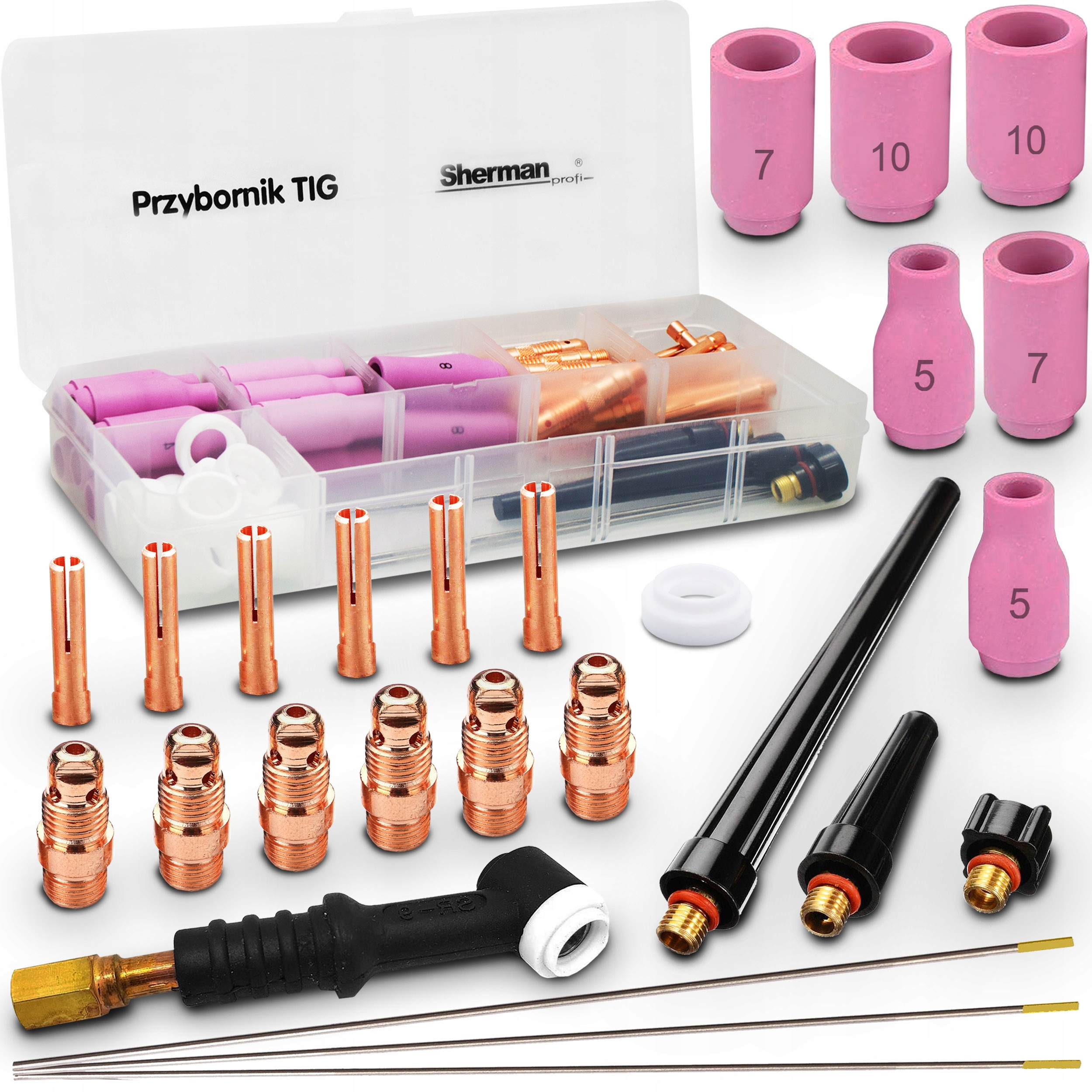 Startovací sada Tig Ac DC Sr 9/20 korpus Box