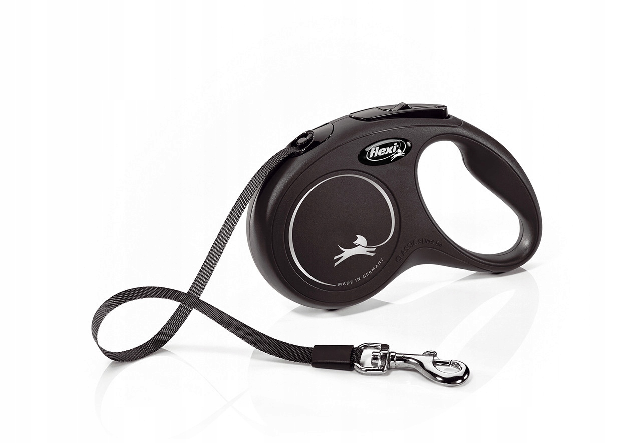 

Flexi New Classic taśma S 5m czarna do 15kg