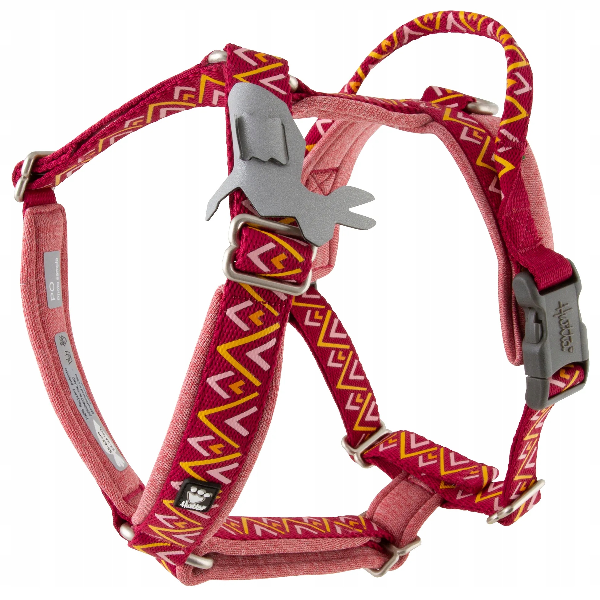 Hurtta Razzle-Dazzle Y-Harness Beetroot szelki typu guard dla psa 80-100cm