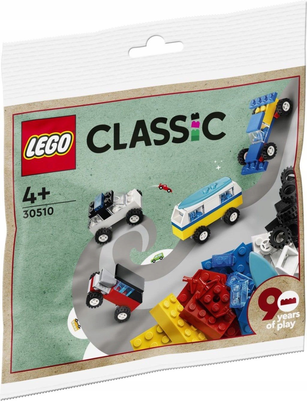 

Lego 30510 Classic 90 lat samochodów 4 modele aut