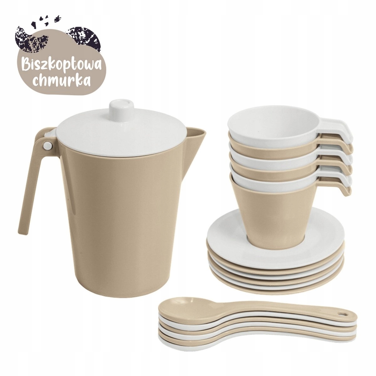 

Beżowy Zestaw Naczyń Dla Dzieci Do Kawy 19EL Wader