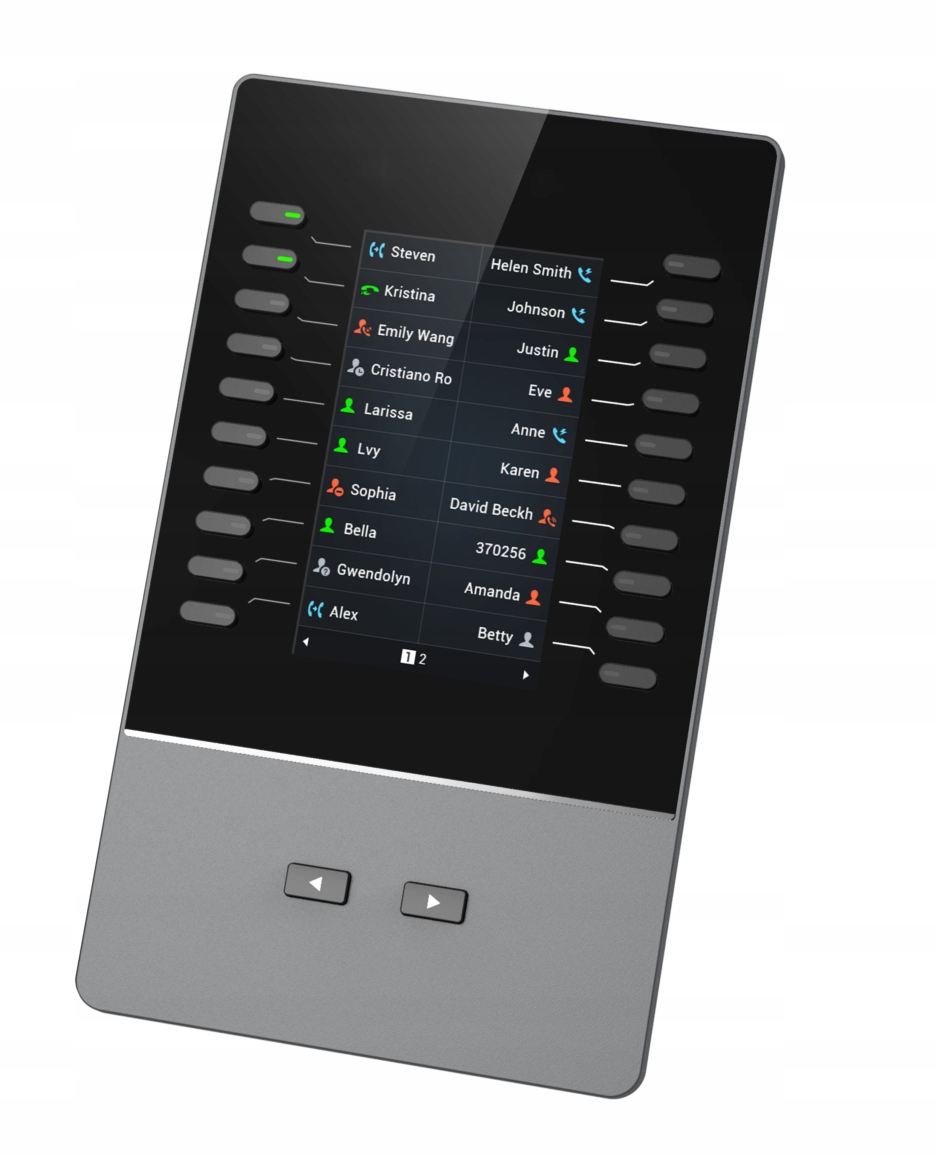 Sekretářský modul Gbx 20 40 řádků LCD displej 4,3" 272×480 pixelů Grandstream