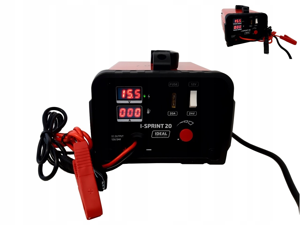 ИНВЕРТОРНЫЙ ВЫПРЯМИТЕЛЬ IDEAL SPRINT 20 12V 24V 20A