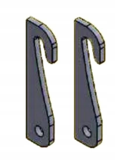 Mocowanie WEIDEMANN zaczep uchwyty osprzętu haki łyżka widły #25mm