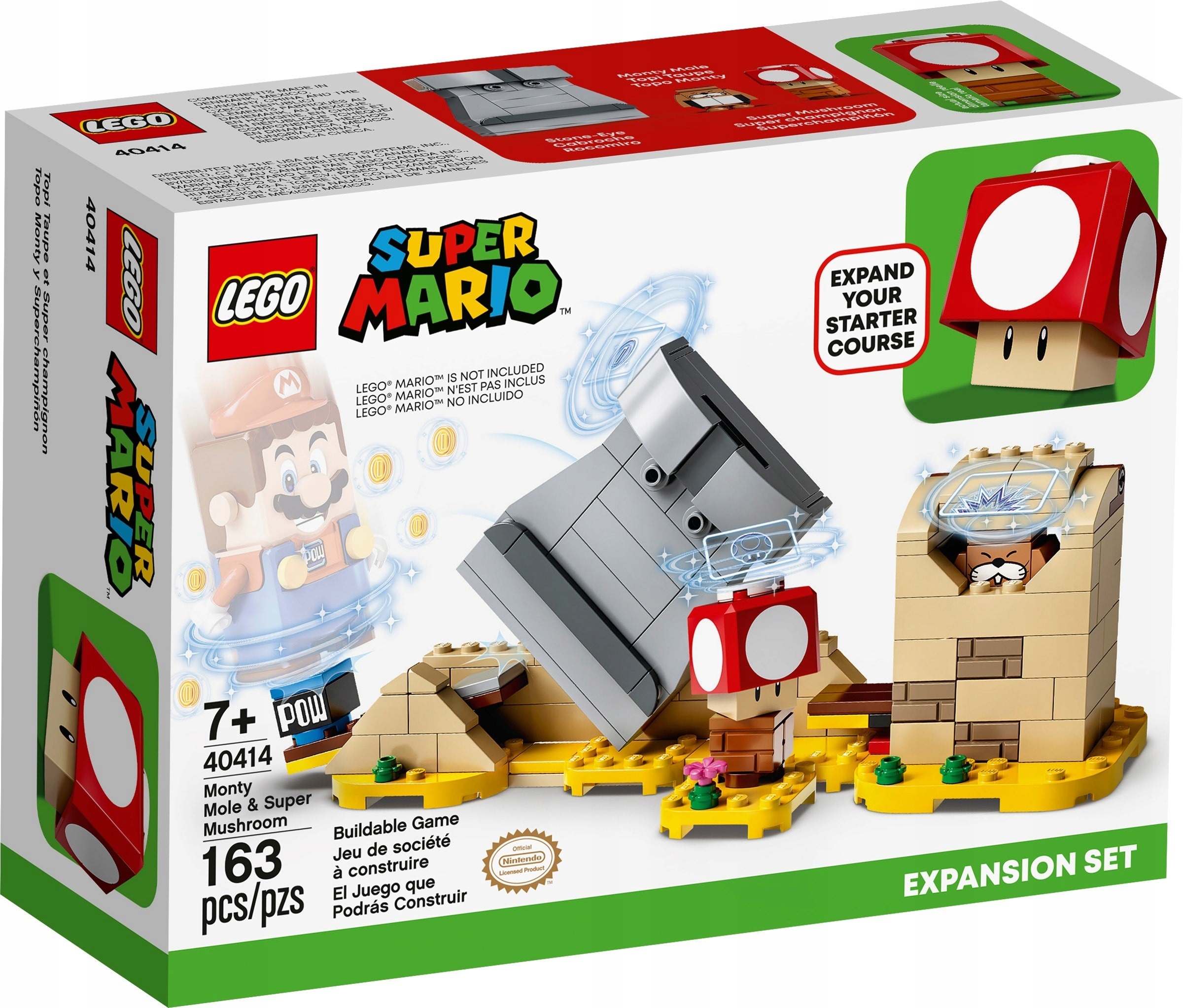 Lego 40414 Mario Monty Mole i supergrzyb Nowy