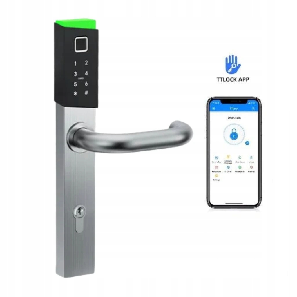 Bot inteligentná kľučka TTLock HM1, čierno-strieborná, 92 mm