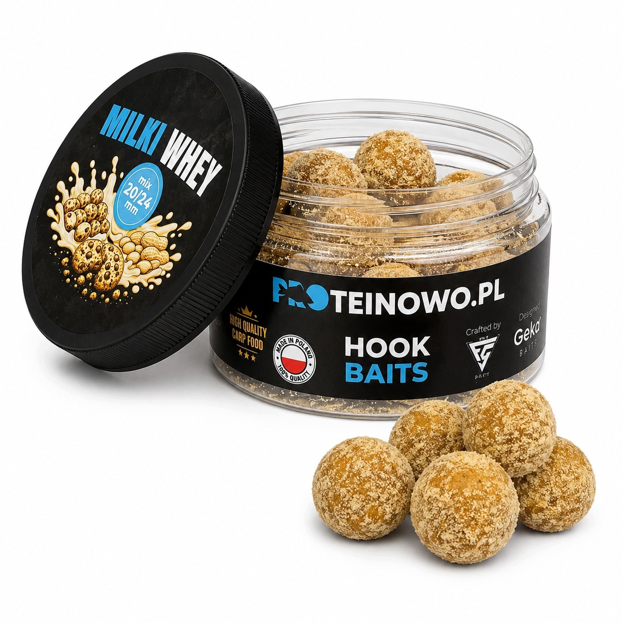 Proteinowo Pl Produkt Kraftowy Kulki Hook Baits Milky Whey 20 24MM