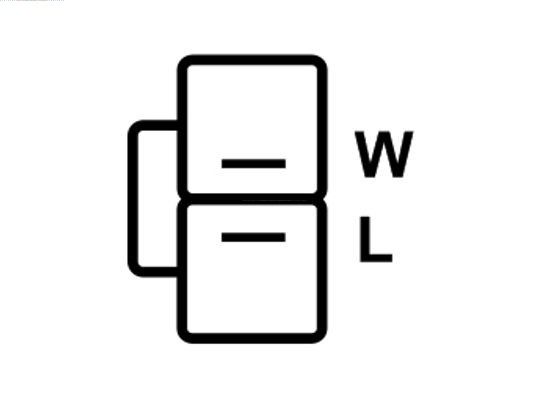 MOSTEK PROSTOWNICZY ALTERNATORA ARR2007 AS PL Producent czesci AS PL