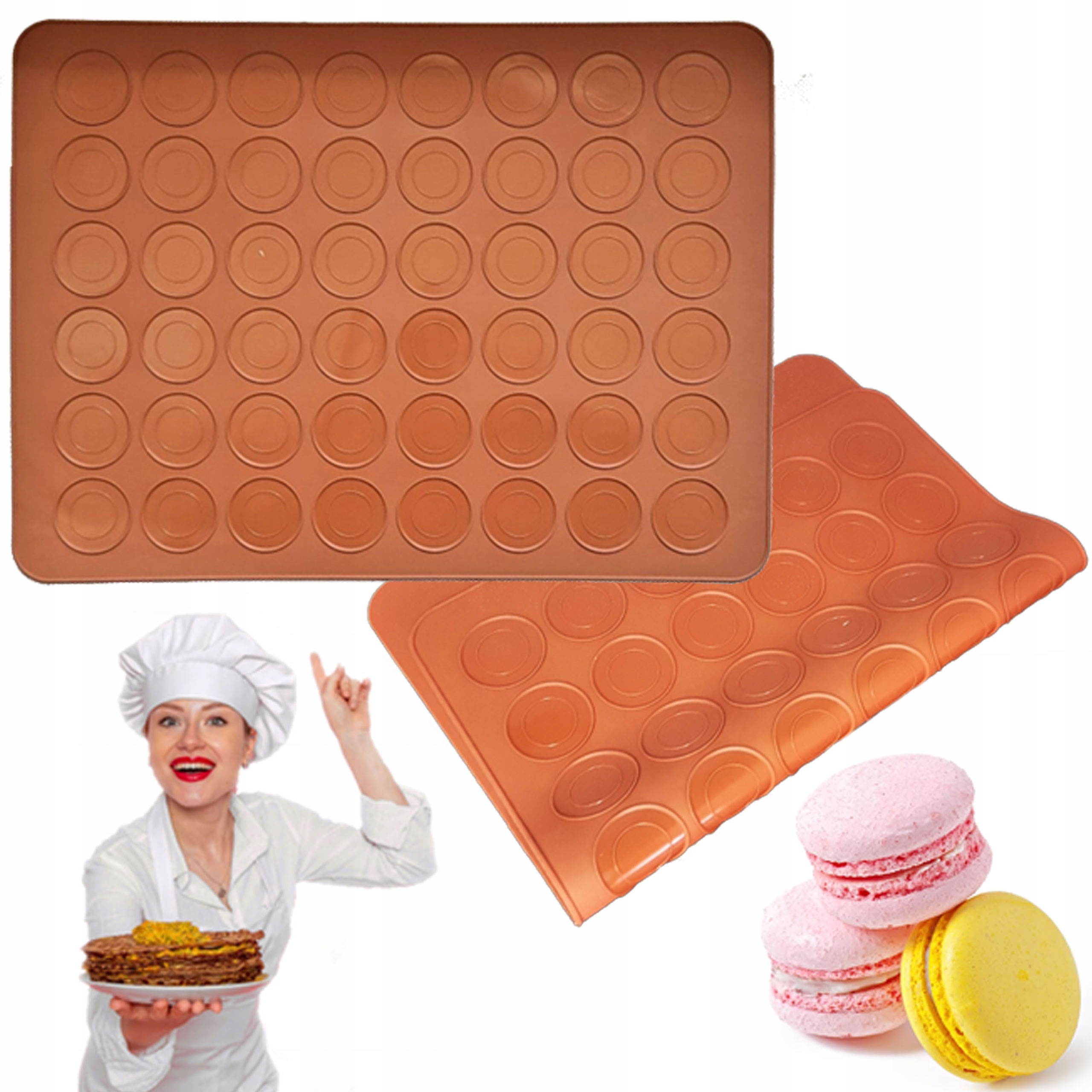 

Duża Mata Forma Do Pieczenia Makaroników Ciastek