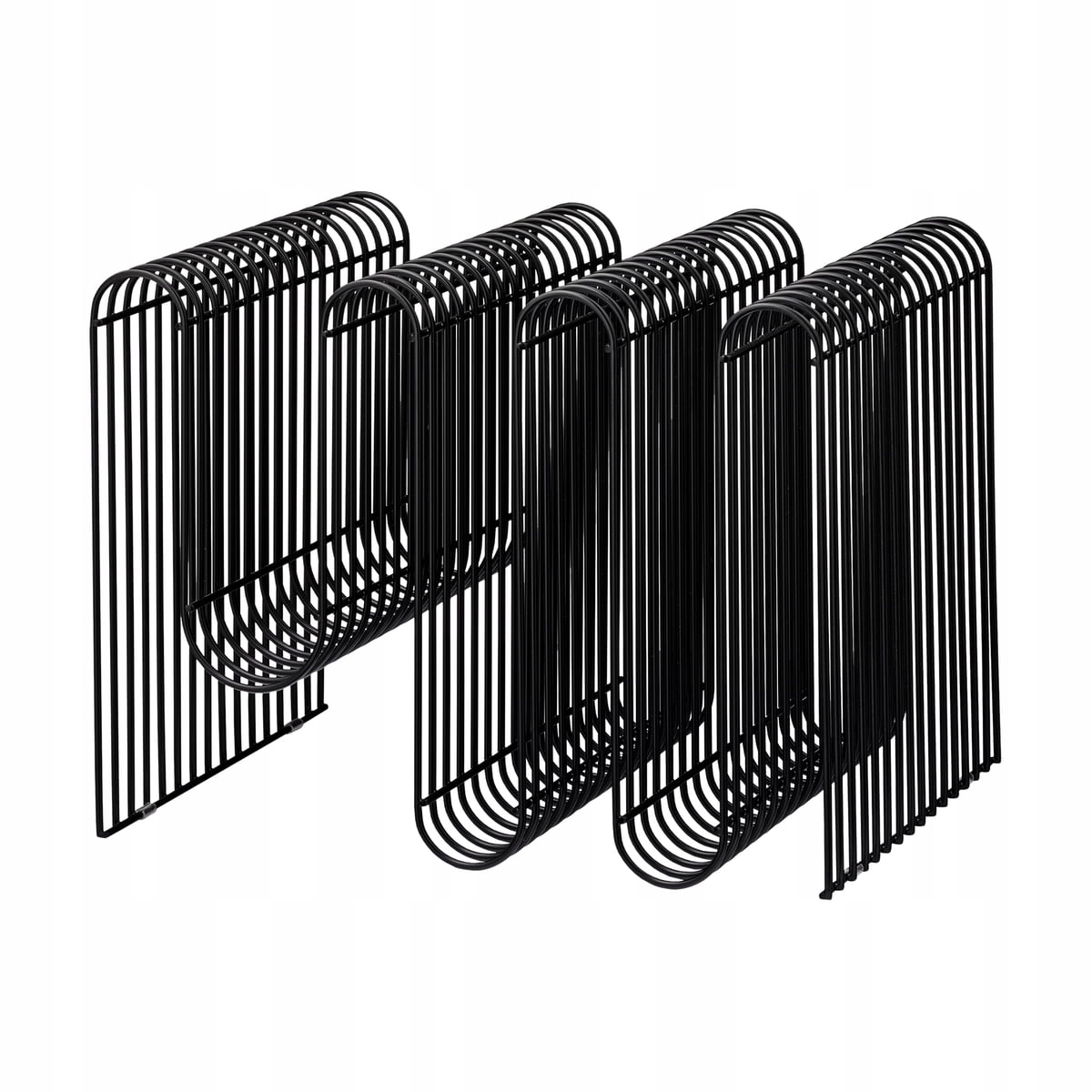 Aytm Curva Gazetnik Stojan na časopisy Černý