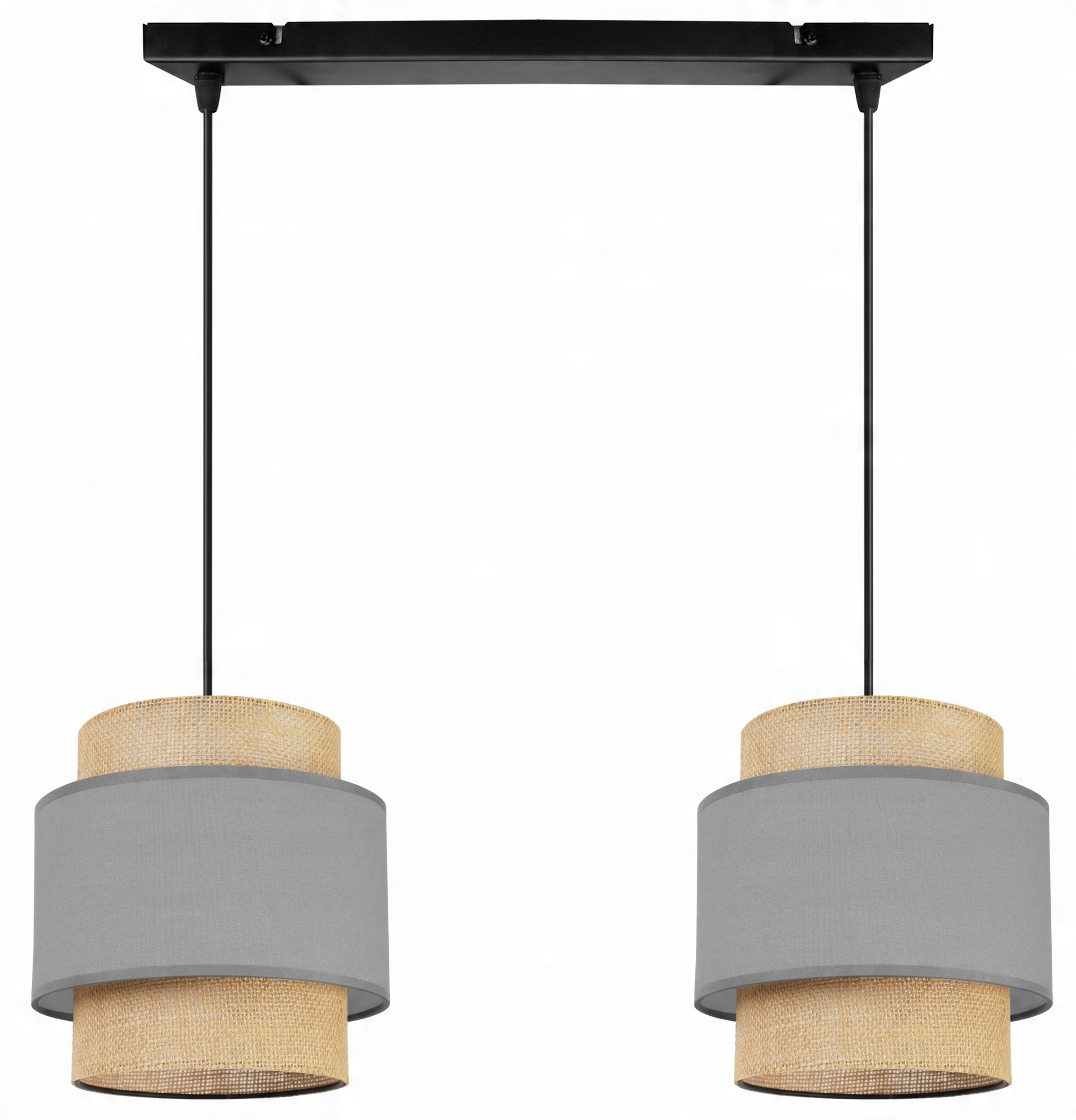 

Lampa Wisząca Żyrandol Sufitowa Abażur Boho Juta