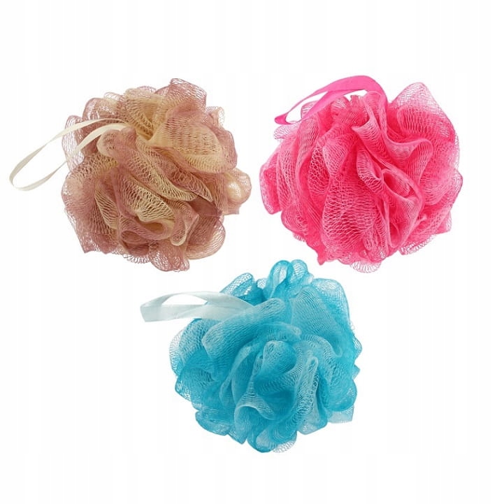 GĄBKA KĄPIELOWA Z SIATECZKI PRINCESS MYJKA 3 KOLOR