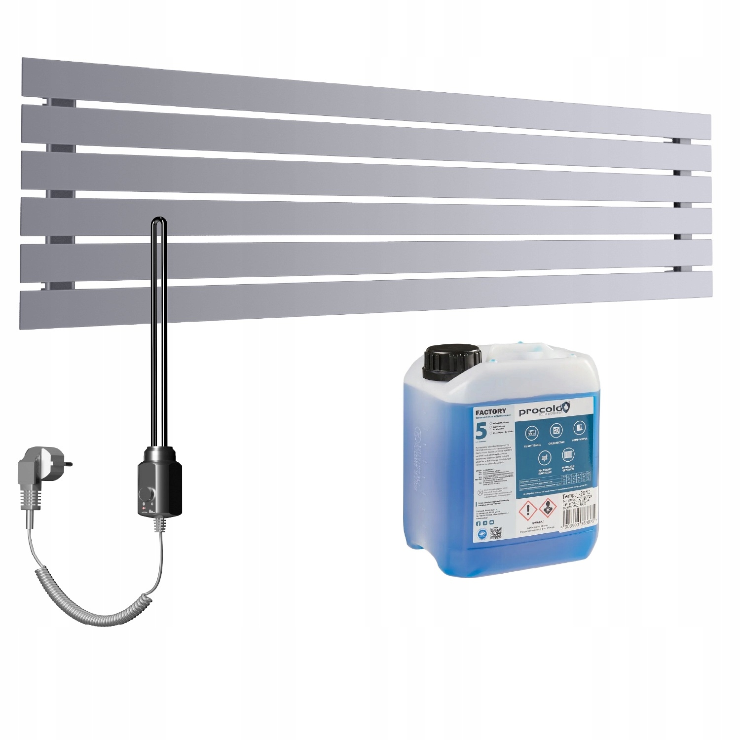 Set Horizontální elektrický ohřívač Bello 45x100 4 Únor