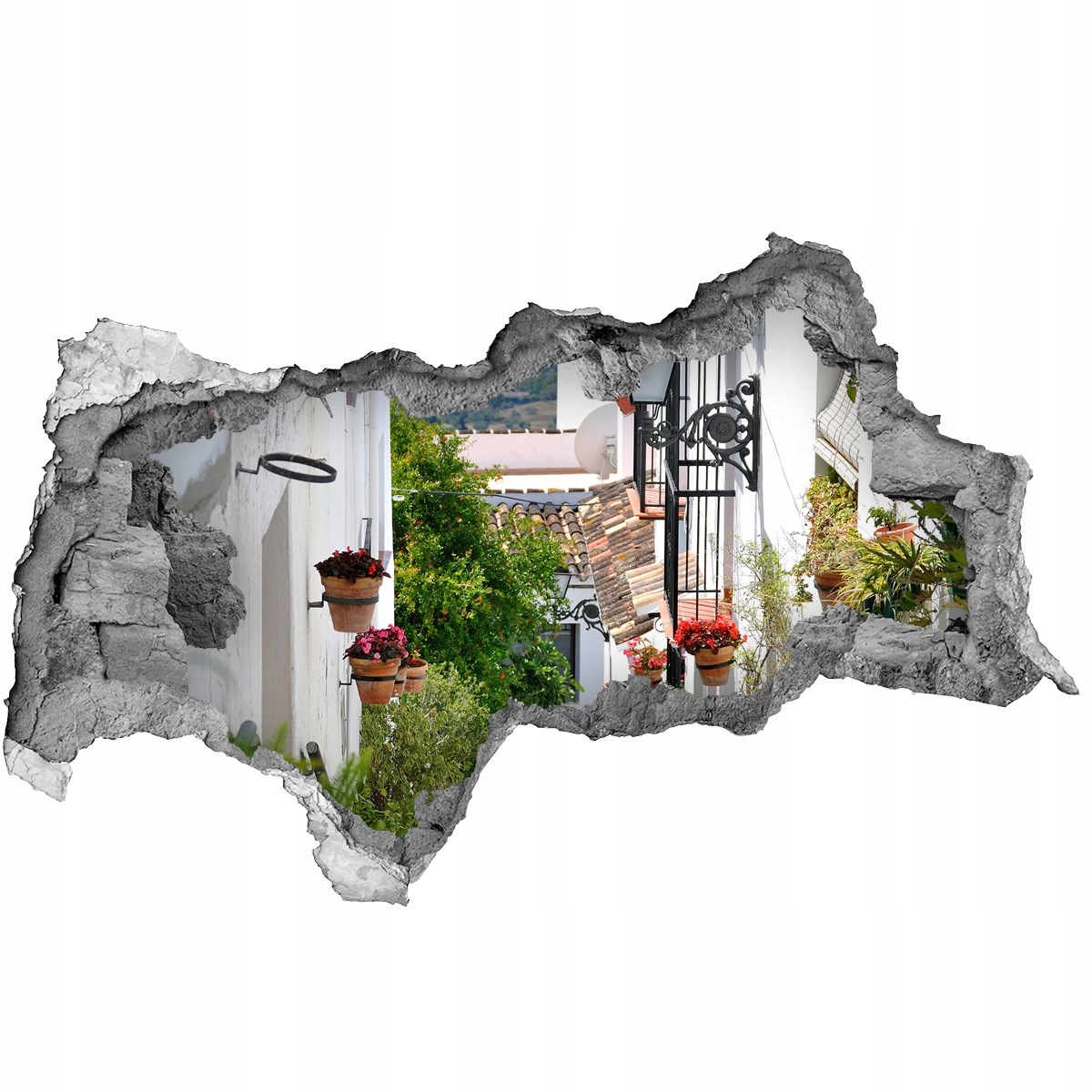 

Fototapeta dziura na ścianę 3d Urokliwa uliczka