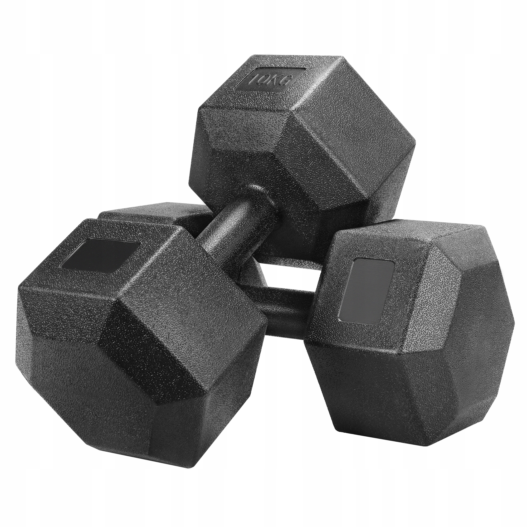 P327/1 Hantle żeliwne stałe sześciokątne Yaheetech 2 x 10 kg