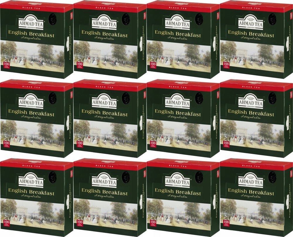 Ahmad Tea English Breakfast herbata czarna 100 tb x12