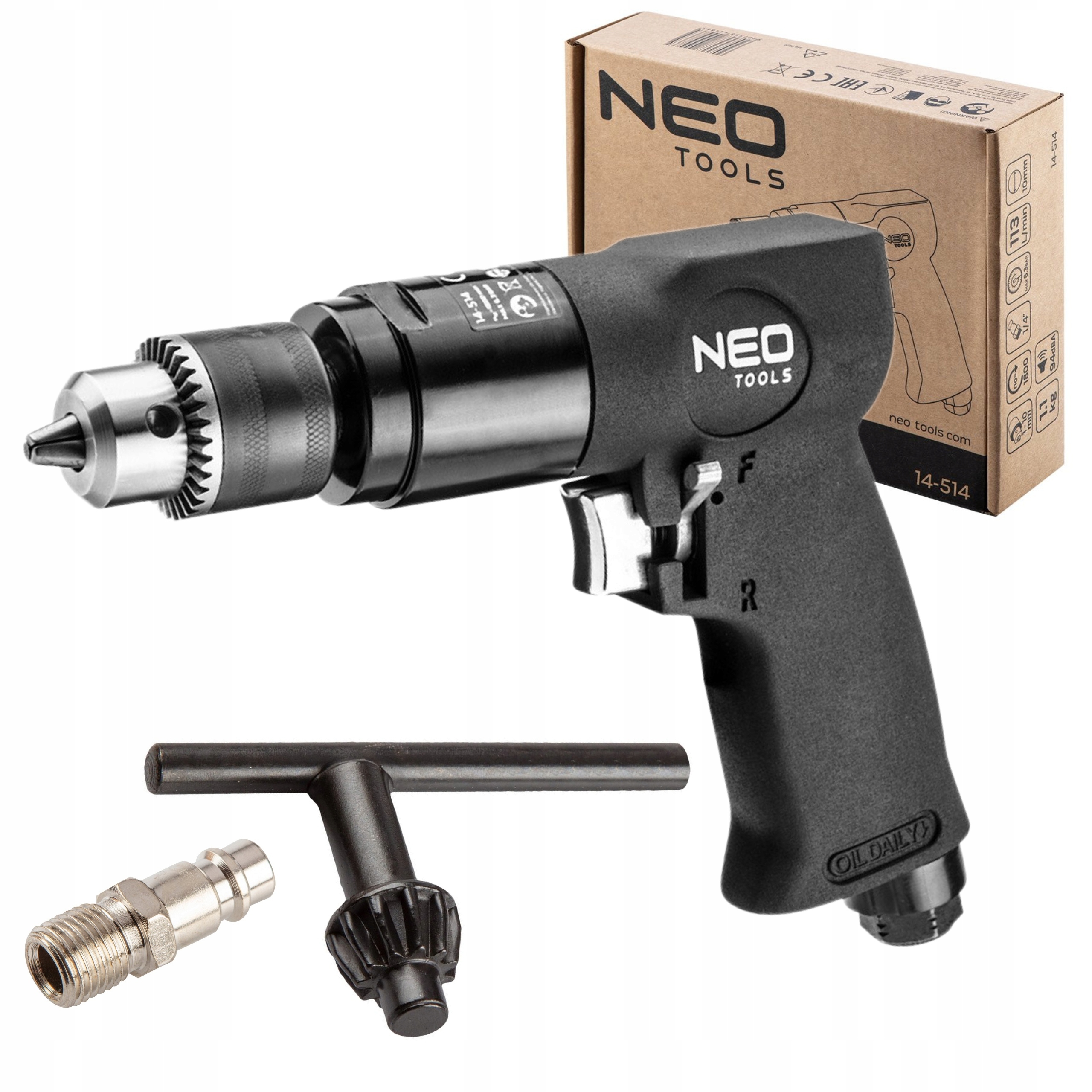 WIERTARKA pneumatyczna kluczykowa 10mm NEO 14-514