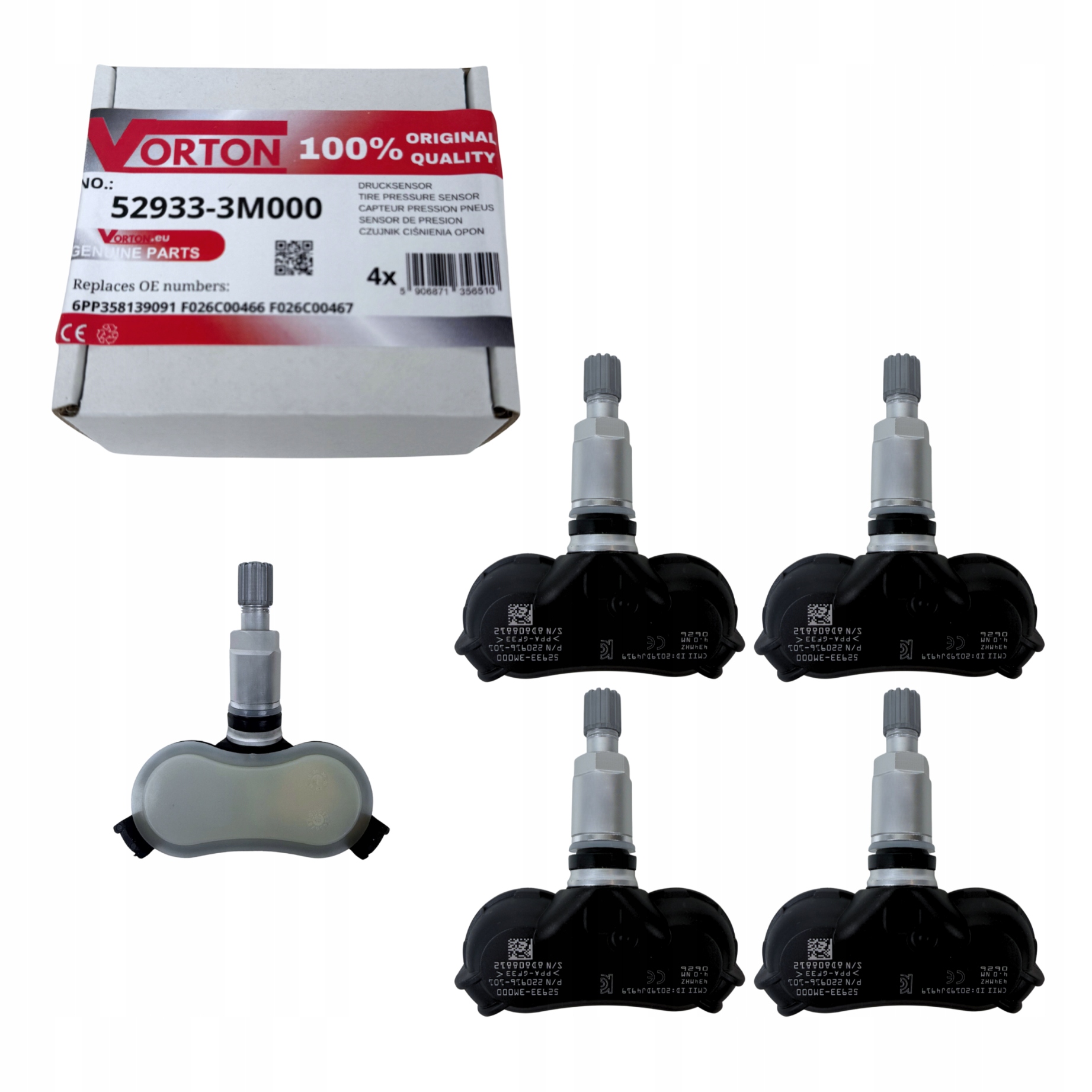 Snímače Tlaku Vzduchu Pneumatík Tpms Hyundai ix35 52933-3M000