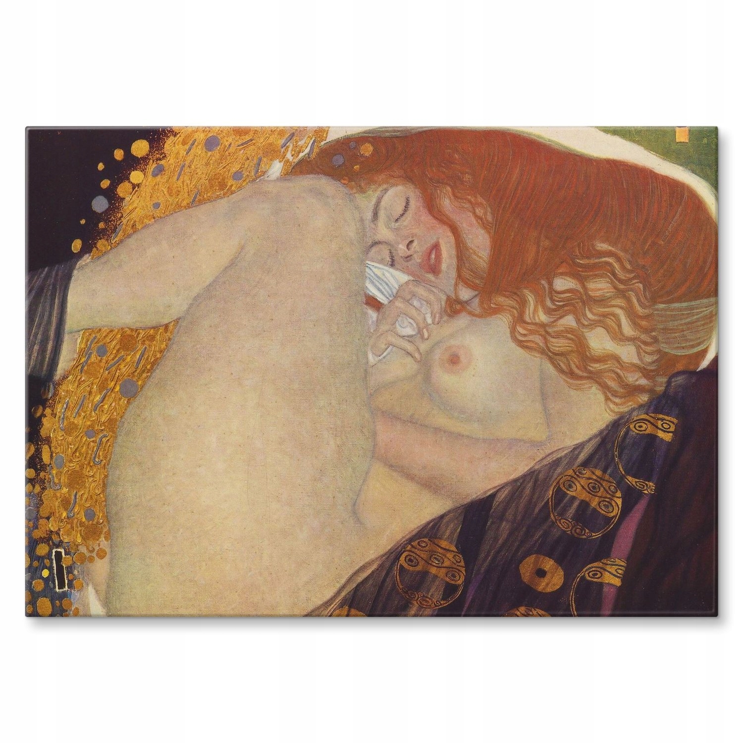 Kovový plakát Danae plate 32 Klimt Szyld Plech 22 x 31 cm Dárek