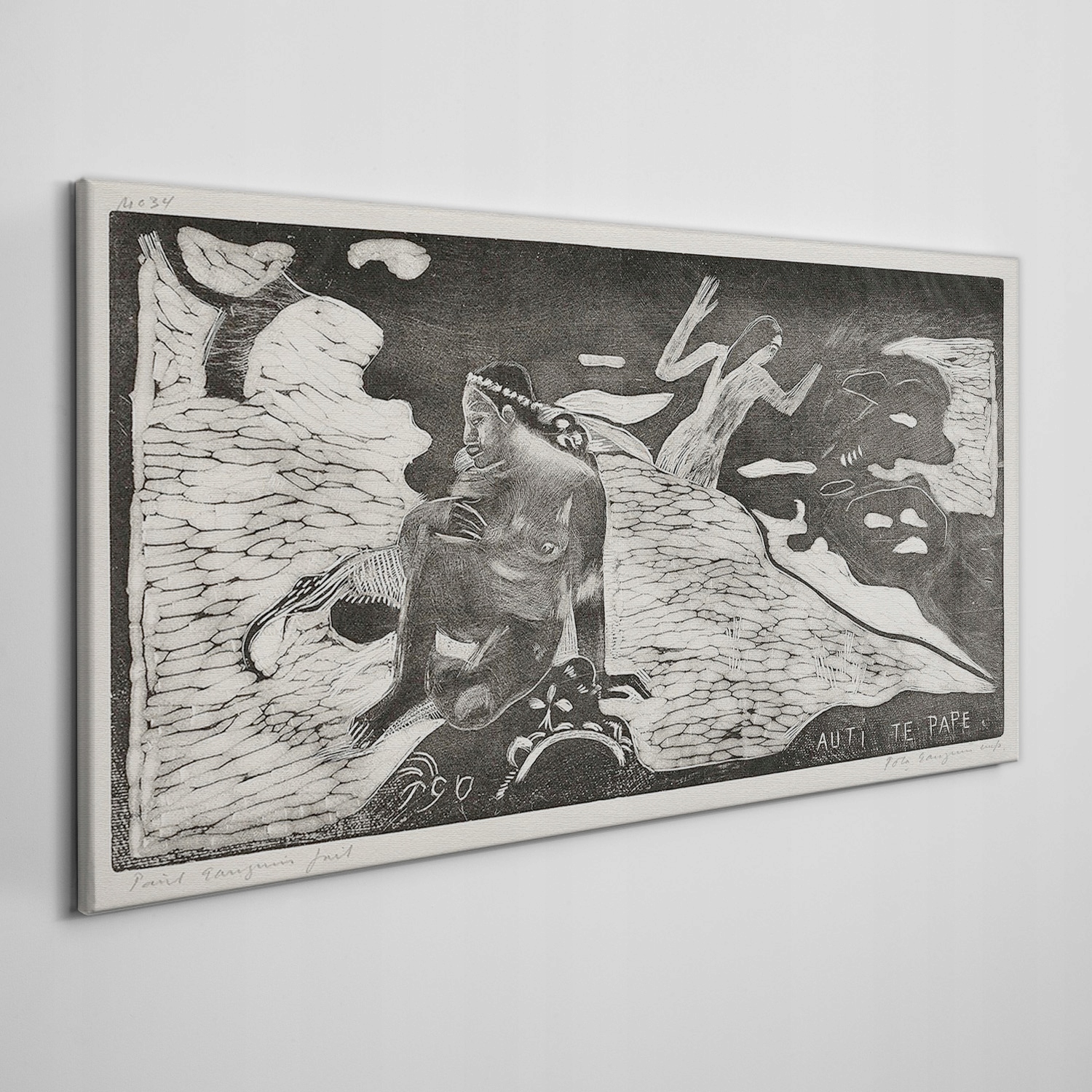 

Obraz na płótnie Auti te pape Gauguin 140x70 cm