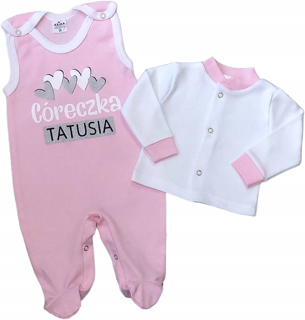 

Komplet kaftan śpiochy 62 Córeczka Tatusia