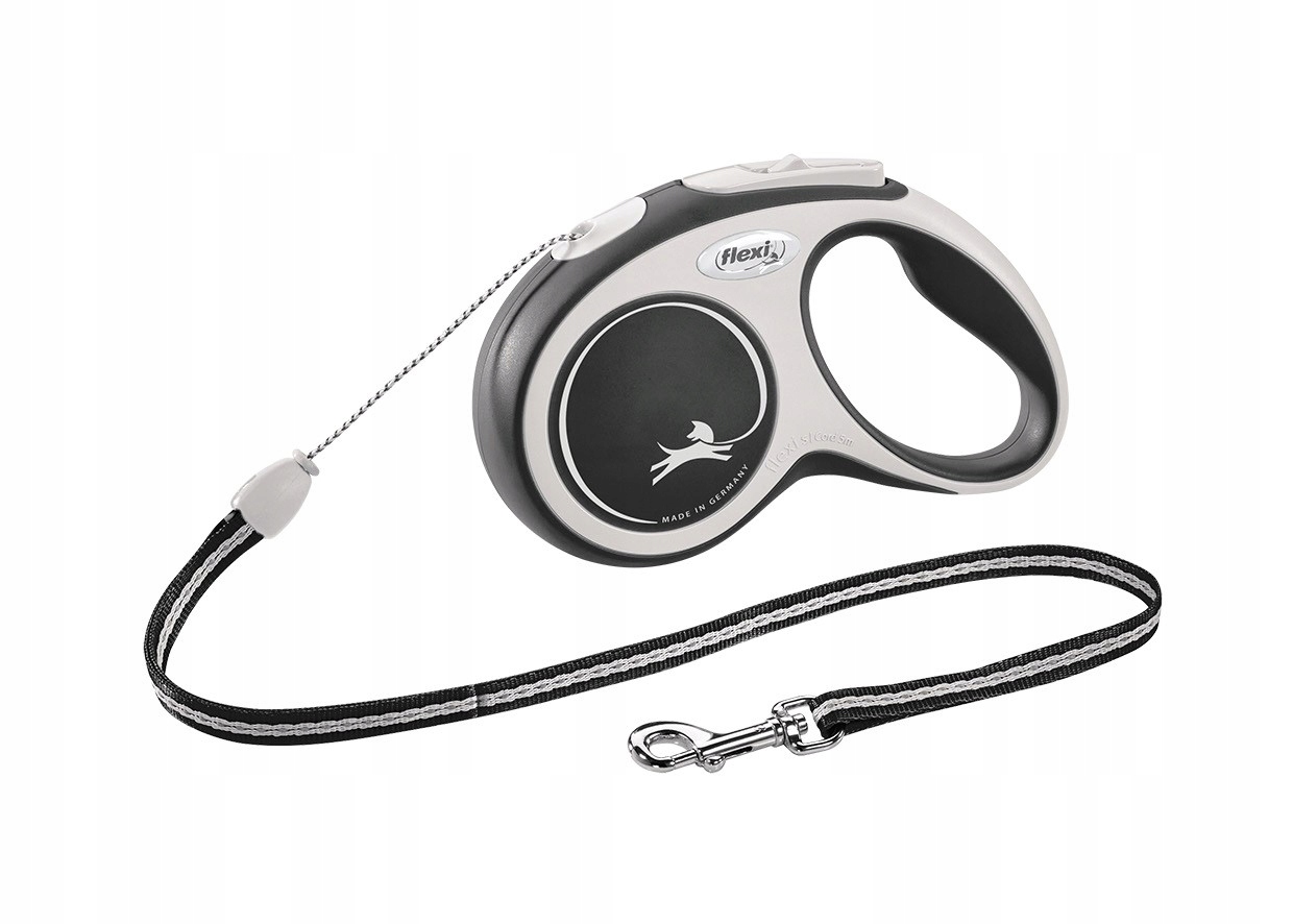 

Flexi New Comfort smycz S 5m linka czarny