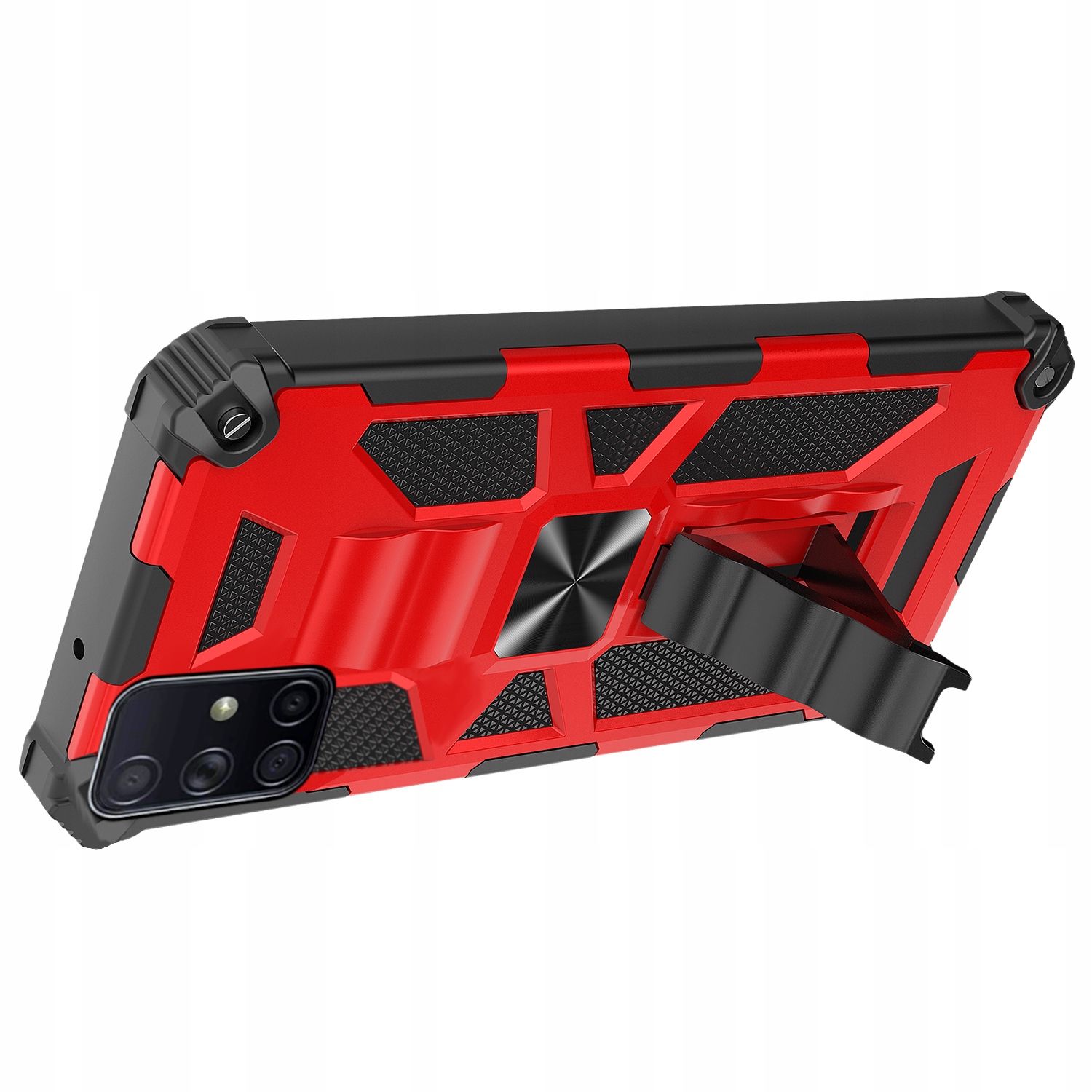 ETUI PANCERNE MAGNET STAND DO SAMSUNG A51 + SZKŁO Dedykowana marka Samsung