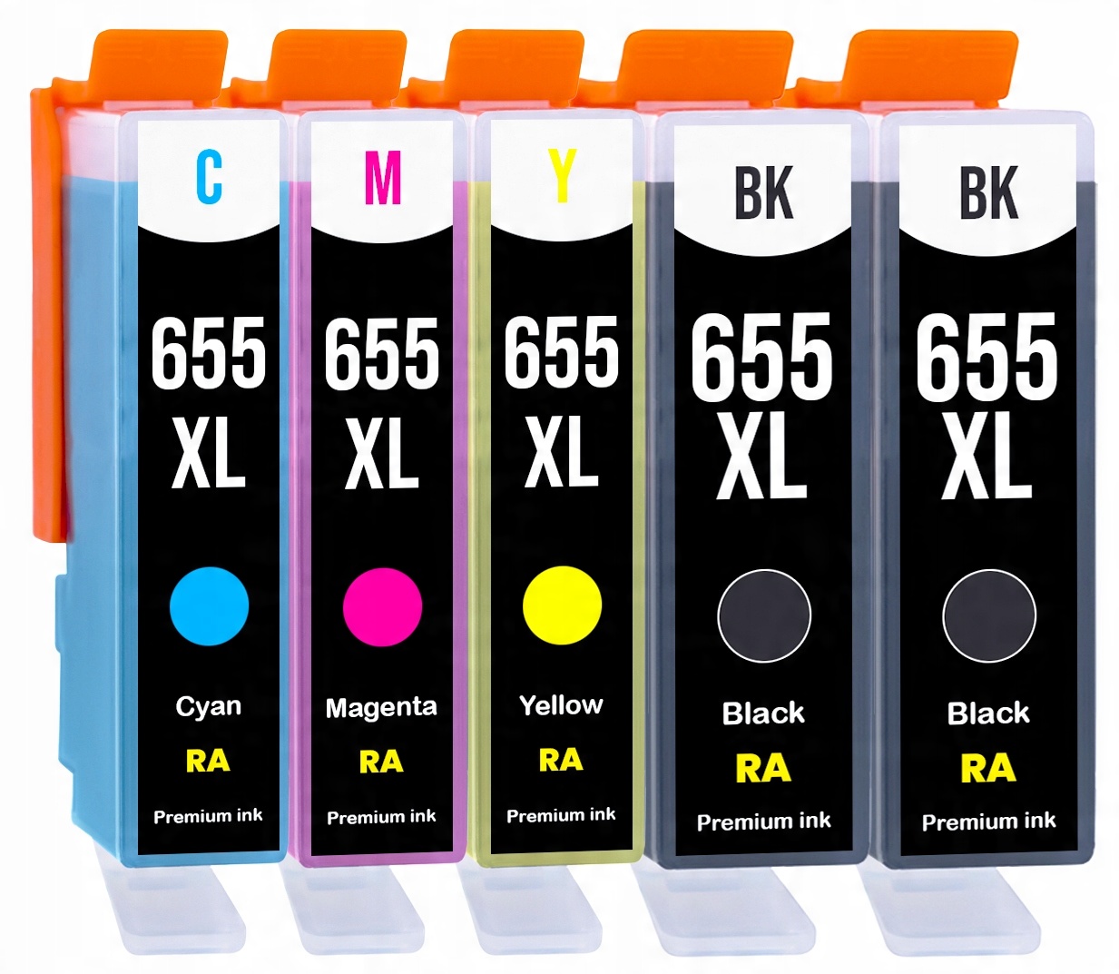 

5x Tusz 655 Do Hp DeskJet Ink Advantage 3525 4615