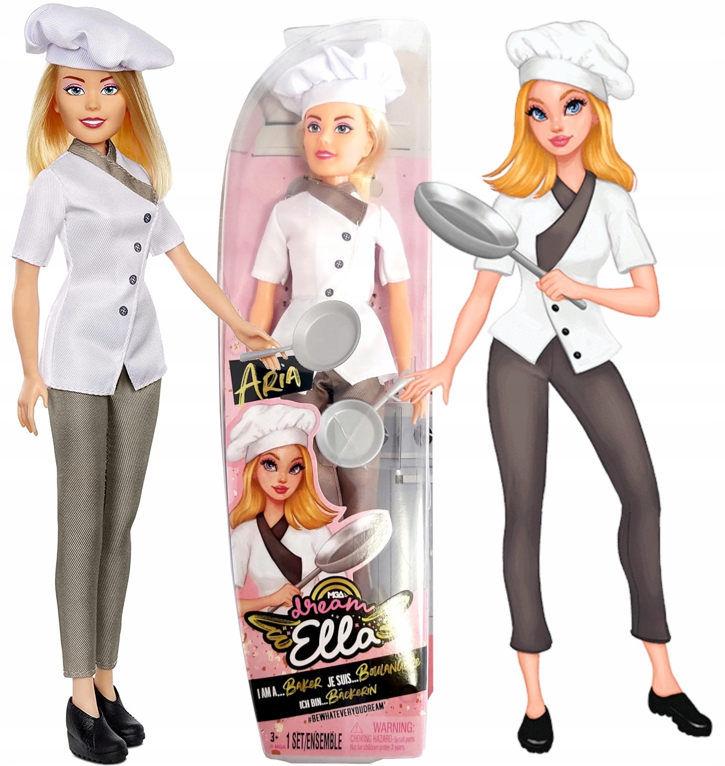 

Dream Ella Lalka Modowa Aria Piekarz Baker