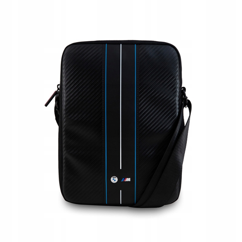Bmw Carbon Blue Stripes – Taška na tablet 10" (černá)